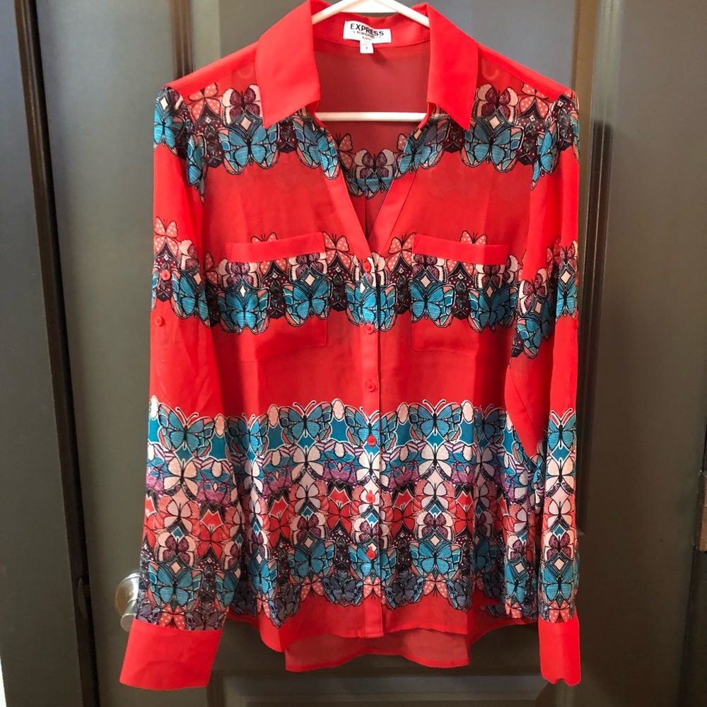 Express Portofino Slim Fit Shirt, sz S